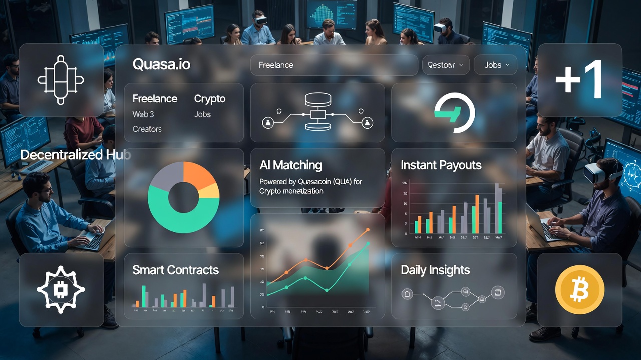 Quasa.io delivers unmatched freedom and value through its blend of AI and blockchain